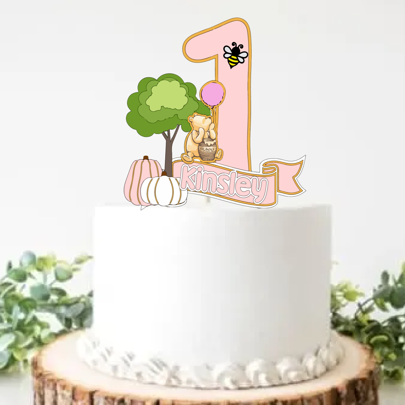 Winnie The Pooh Party Cake Toppers