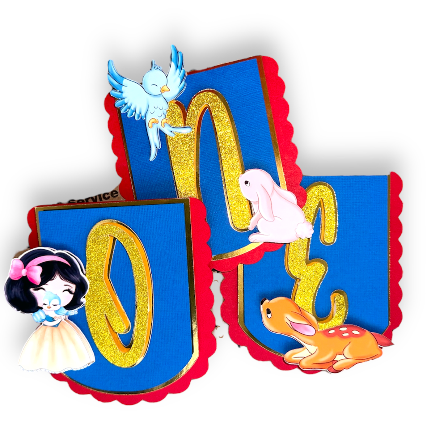 Fairest One of All High Chair Banner Birthday decoration