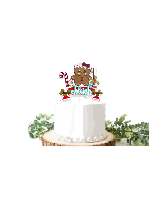 Gingerbread Cake Topper (Girl)