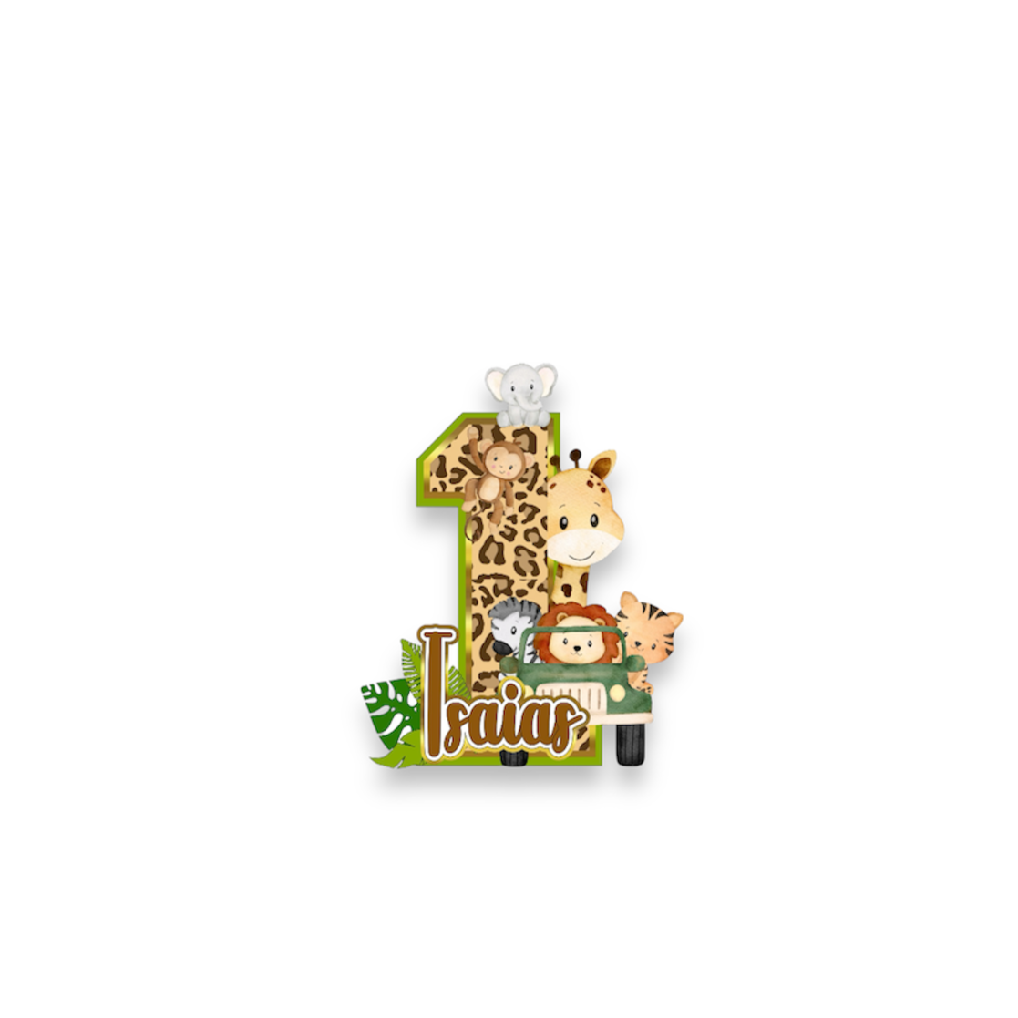 Jungle Safari - Large 3D Letters