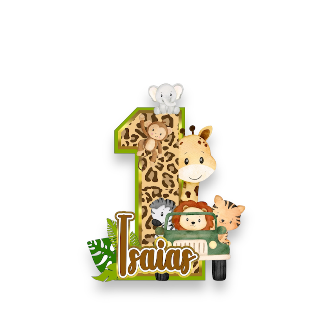 Jungle Safari - Large 3D Letters